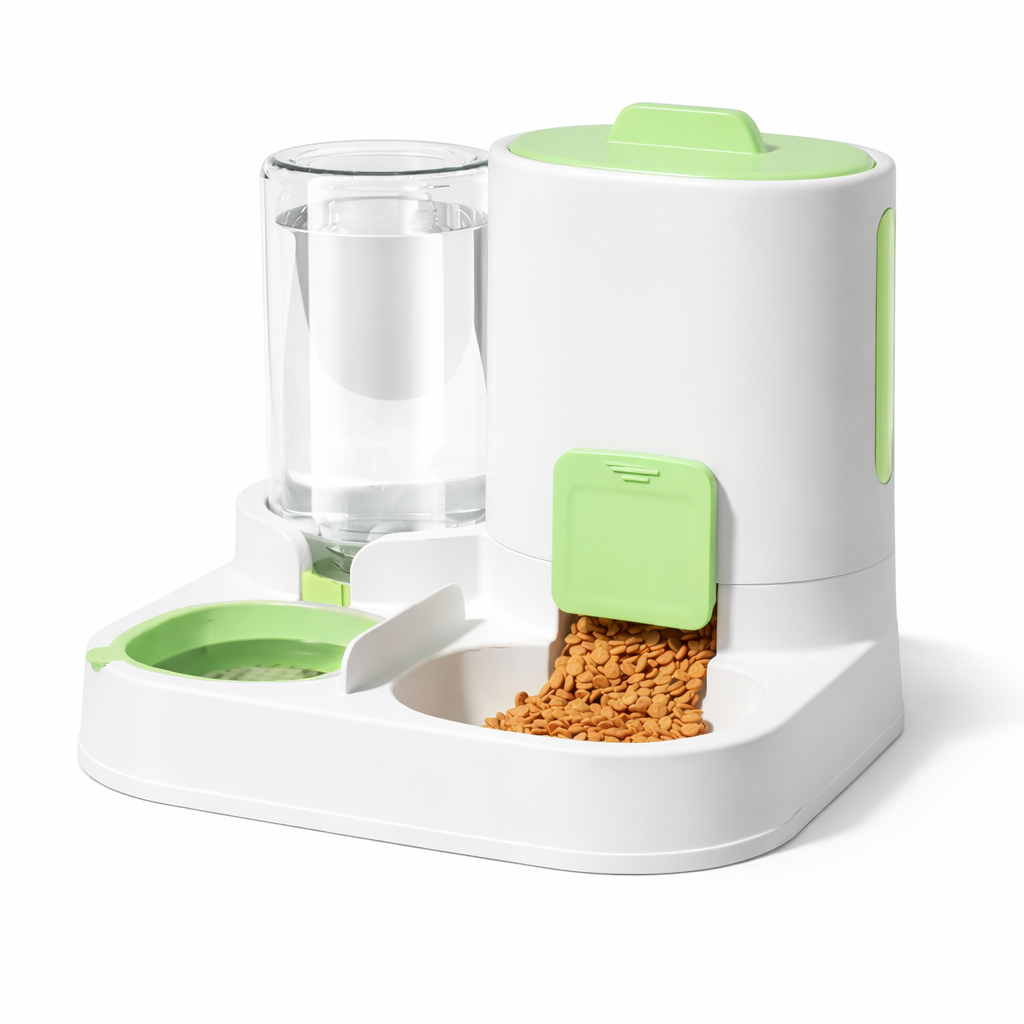 Automatic Gravity Pet Feeder & Water Dispenser