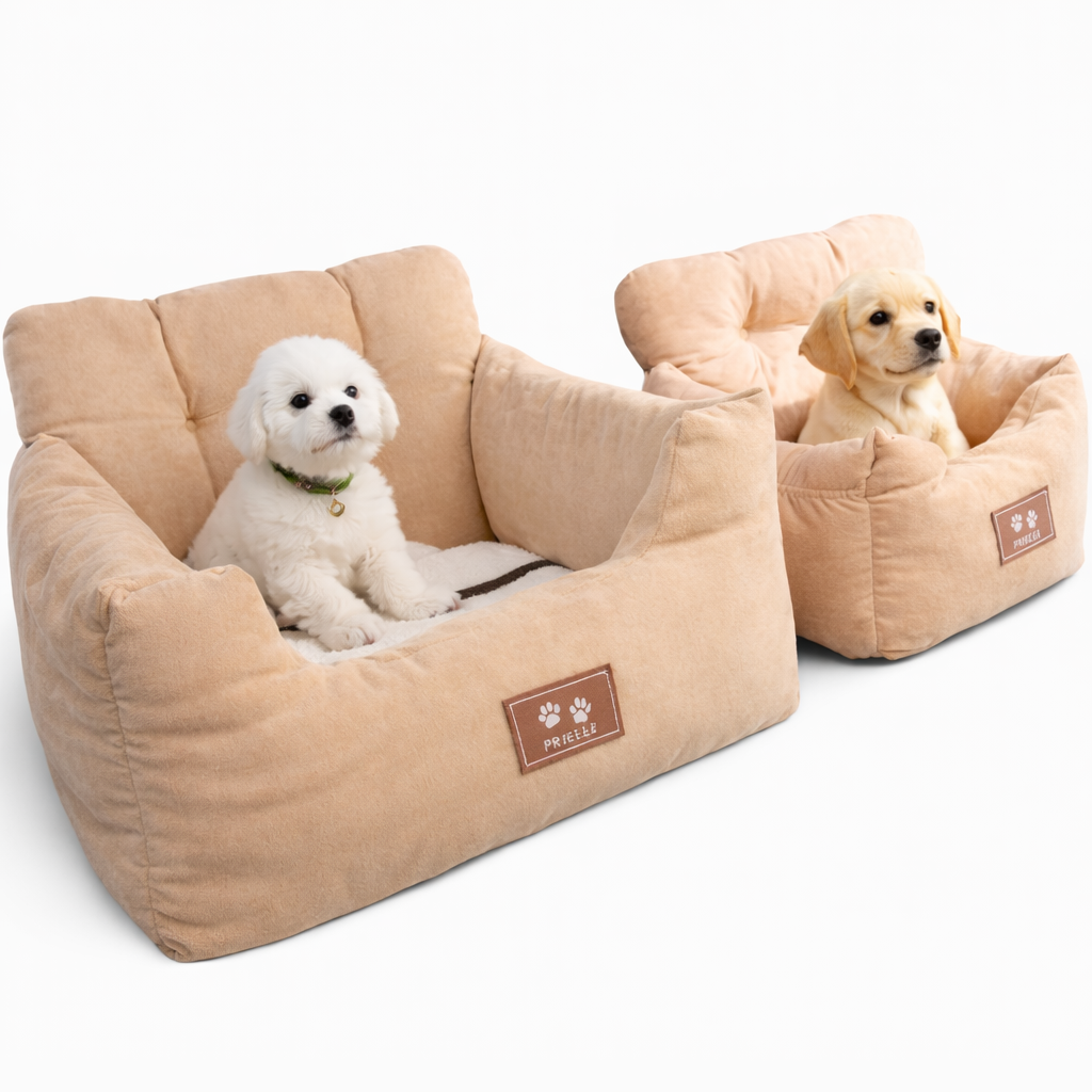 Car and Home Dog Seat with Seat Belt