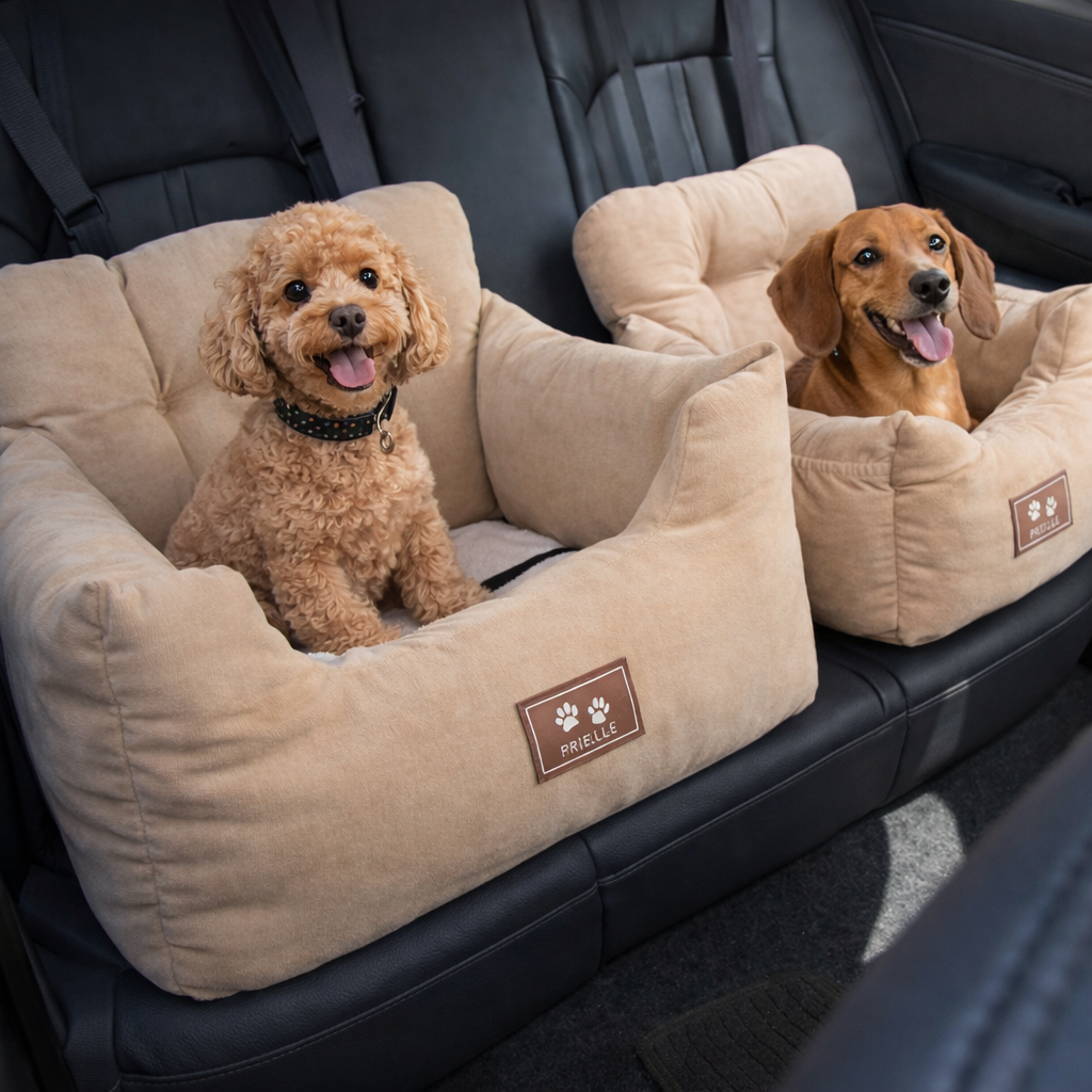 Car and Home Dog Seat with Seat Belt