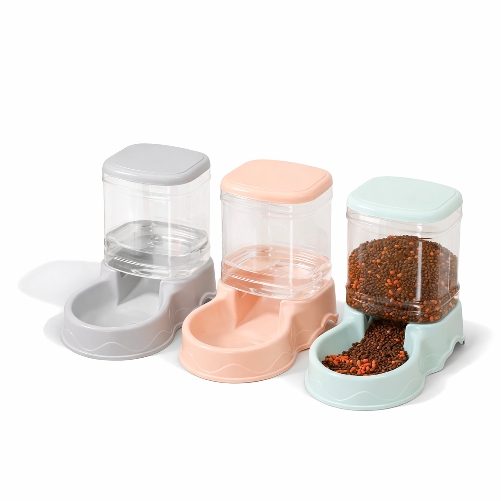 Automatic Pet Feeder & Water Bowl 3.8L