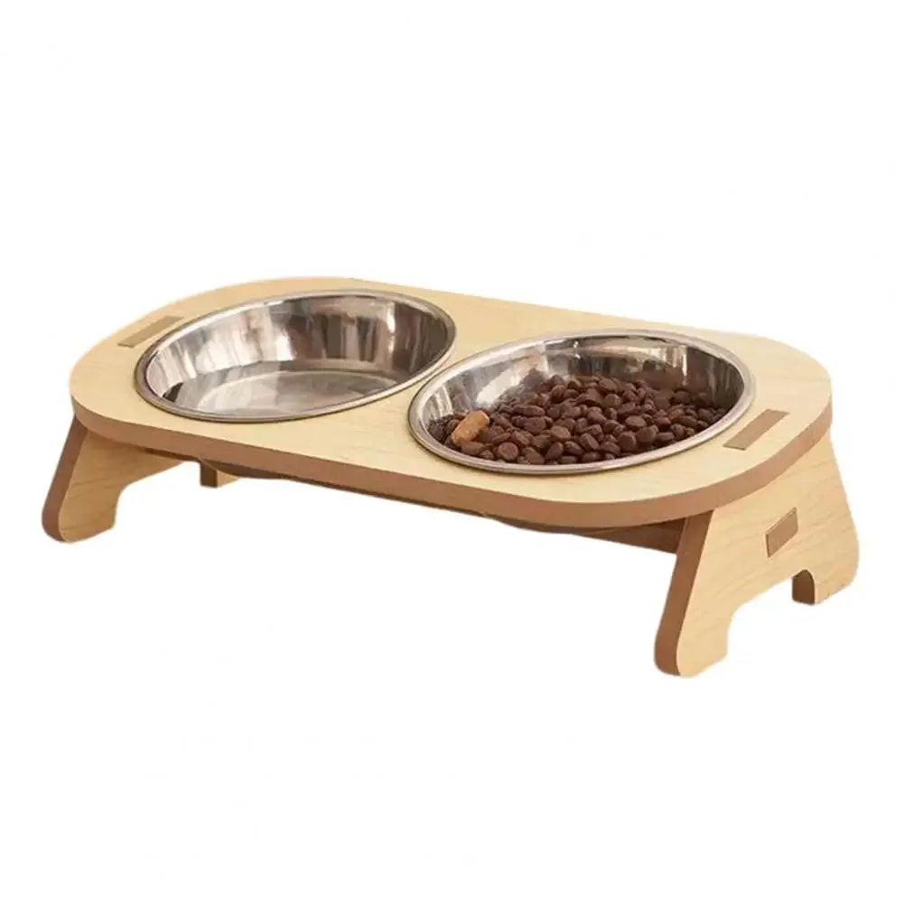 Anti-Tip Double Pet Bowl