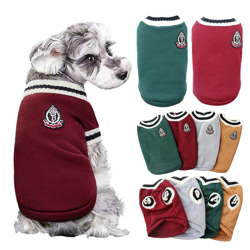Autumn Winter Dog Sweater Vest