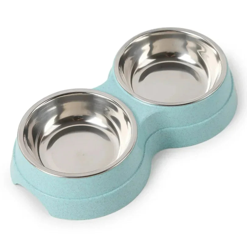 Double Pet Bowl Set
