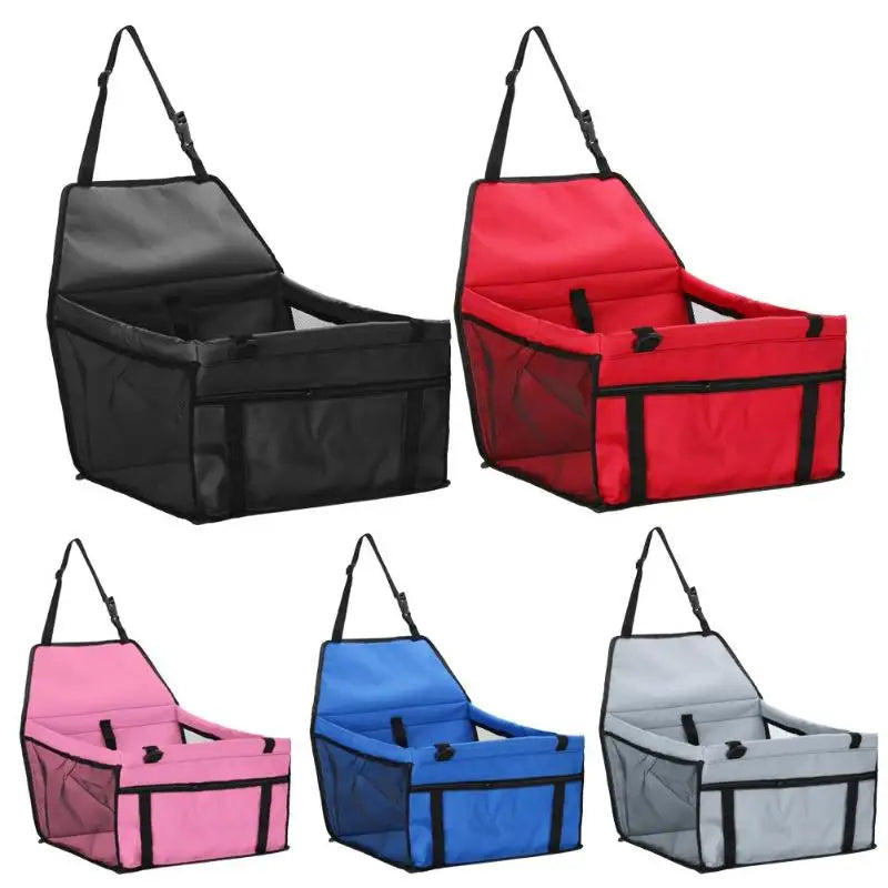 Foldable Dog Car Carrier & Seat Cover for Small Dogs