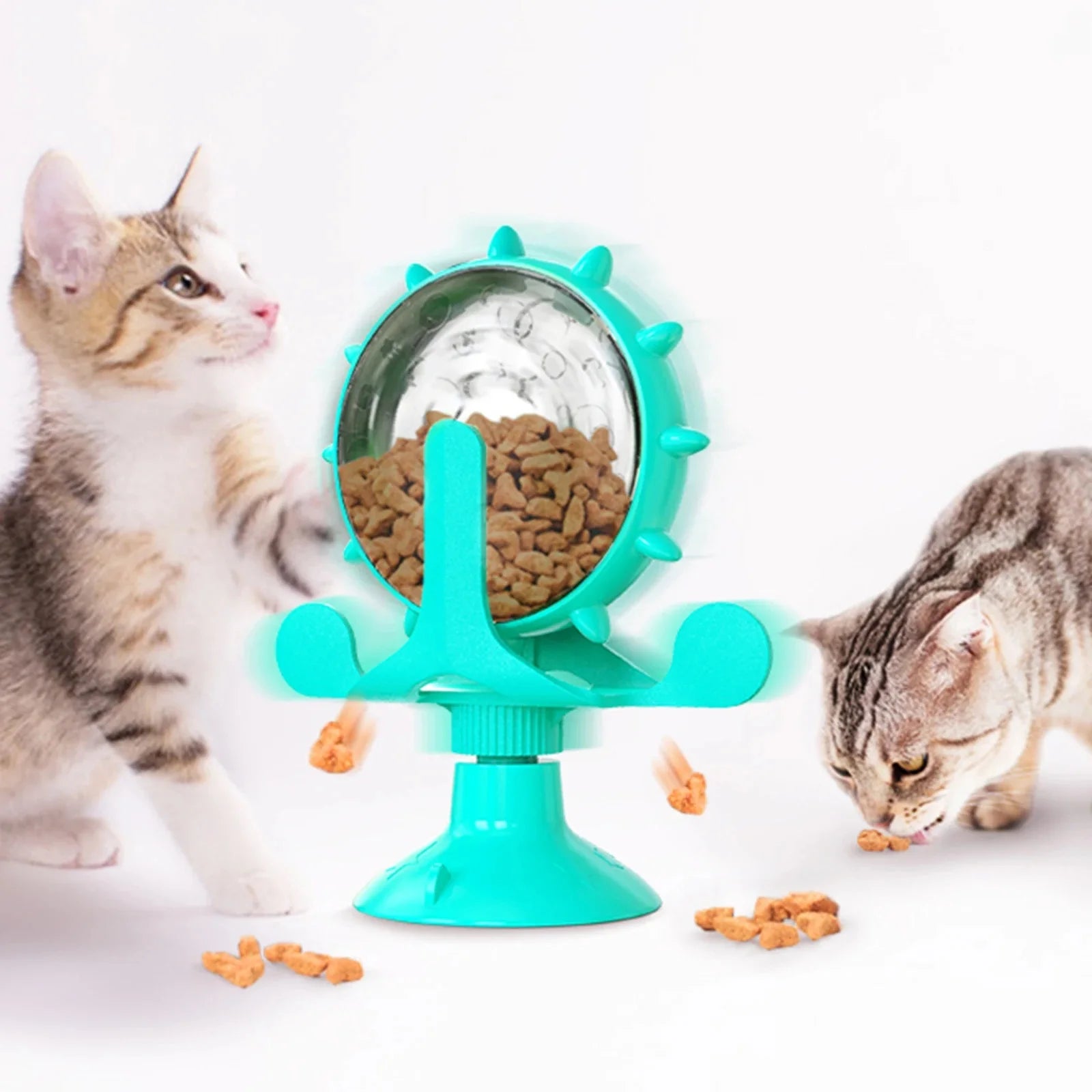Cat food dispenser toy